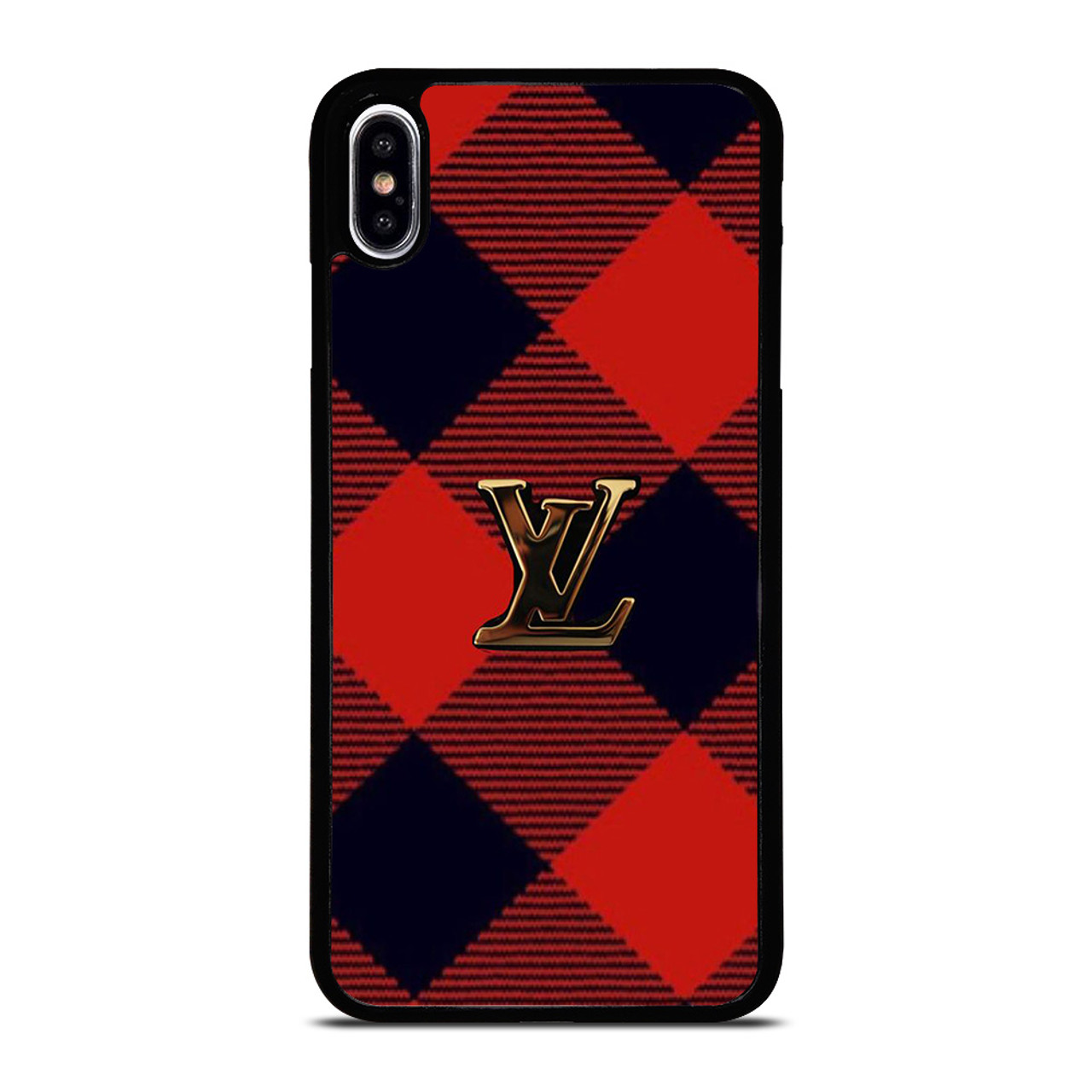 LOUIS VUITTON LV LOGO PATTERN RED iPhone XS Max